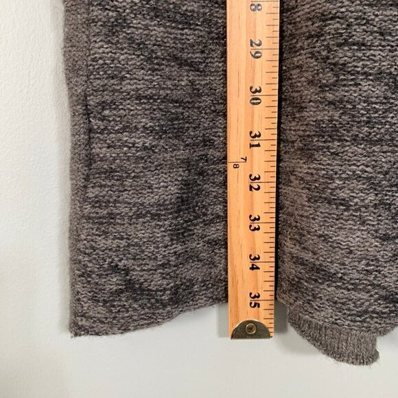 Eileen Fisher long sleeve open front tunic long duster trench cardigan sweater - Picture 6 of 8